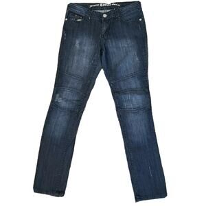 Ten 25 Jeans Premium Denim Womens Distressed Jeans Size 11/12 Inseam 33"